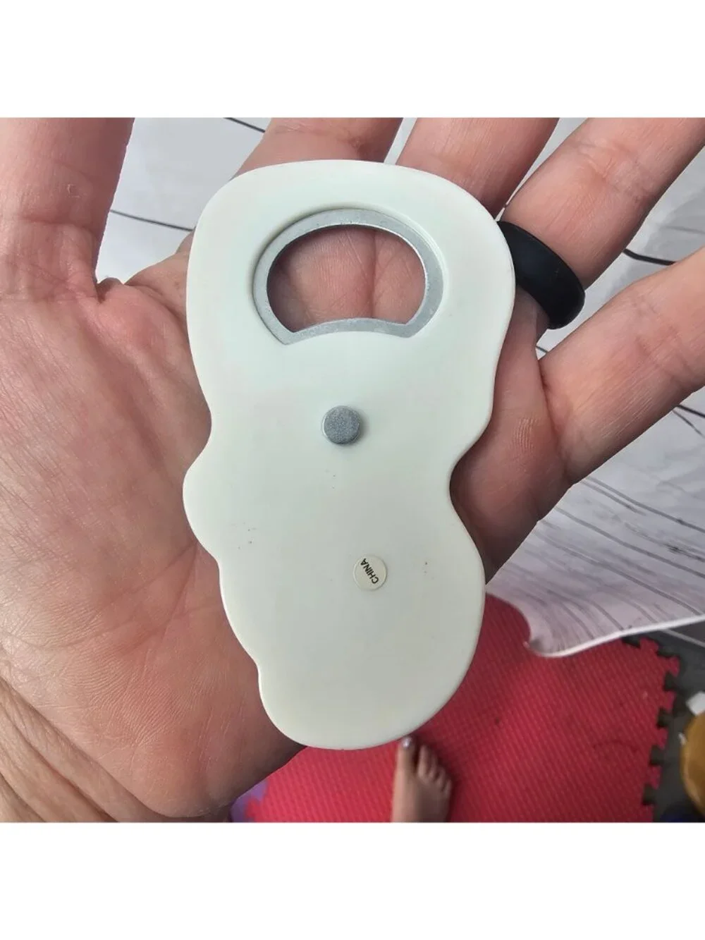 Lobster-Themed Gscpa Magnet Bottle Opener With White & Red Design